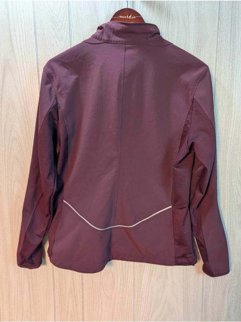 Nike Fit Storm Jacket Womens Size Large Purple Full Zip Long Sleeves Pockets - Picture 4 of 7